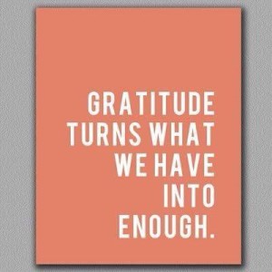 Gratitude